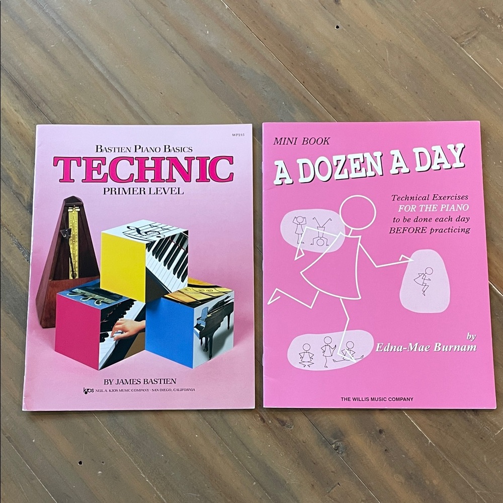 Bastien Piano Basics and A Dozen A Day Piano Books